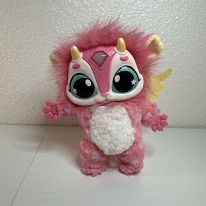 Magic Mixies Interactive 6.5" Pink Mixie Plush Doll Lights & Sounds tested works